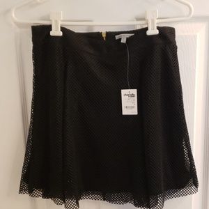 Charlotte Russe Juniors Black Net Skirt - Sz - Med
